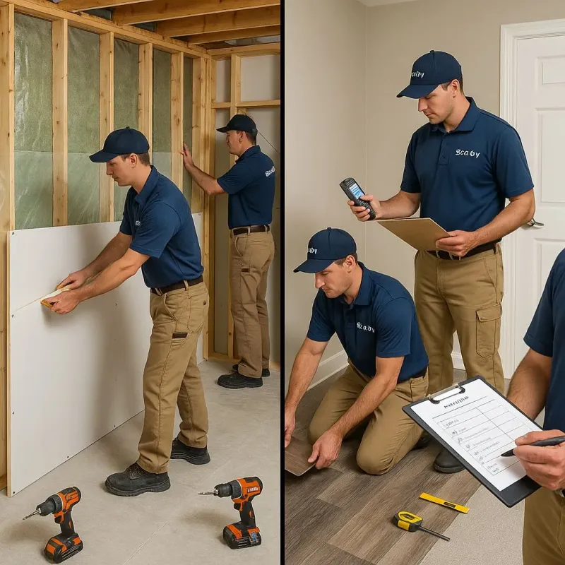 Repairs and Reconstruction process in DuBois, PA